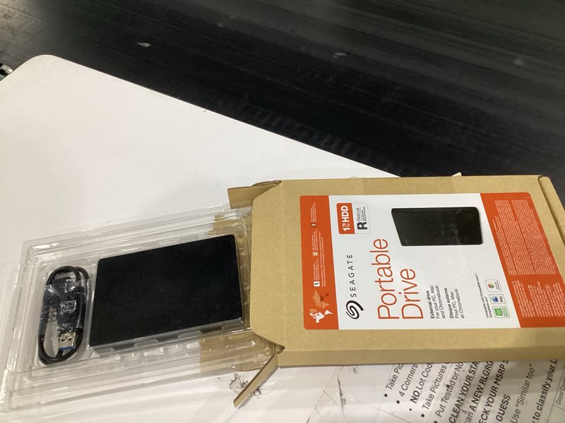Condition photo showing Good Condition for seagate stgx1000400 1 tb portable hard drive - external - usb 3.0 - 1 year warranty
