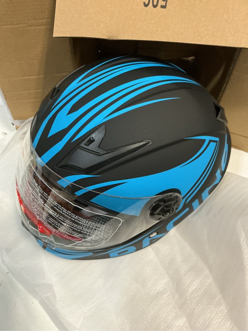 Condition photo showing Good Condition for TTMiku Kids Full Face Motorcycle Helmet, Motocross ATV Dirt Bike Go-Kart 4-Wheeler Street Offroad Mo