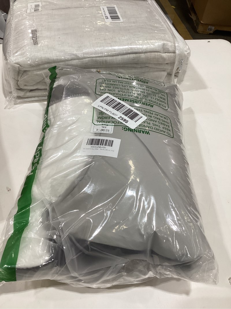 Condition photo showing New/Like New for FUAMEY Dog Winter Jackets for Large Dogs,Dog Coat with Harness Built in,Waterproof Dogs Snowsuits Warm Pet Jacket Zip Up Fleece Cold Weather Coats Reflective Puppy Vest with Pocket Black 3XL XXX-Large(chest:43in) Black