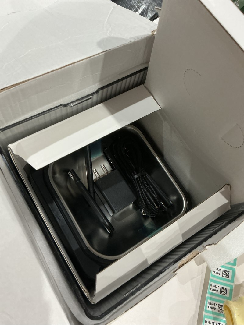 Condition photo showing Good Condition for oneisall automatic cat feeder with 5g wifi, automatic cat food dispenser for 2 cats small pets, 20 cups/5l timed dry food dispenser with app control black wi-fi