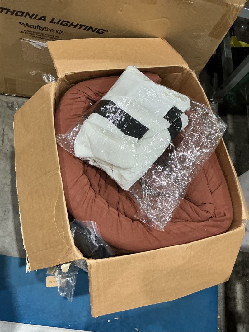 Condition photo showing As Is for wheat dream futon mattress( we dont know the side)