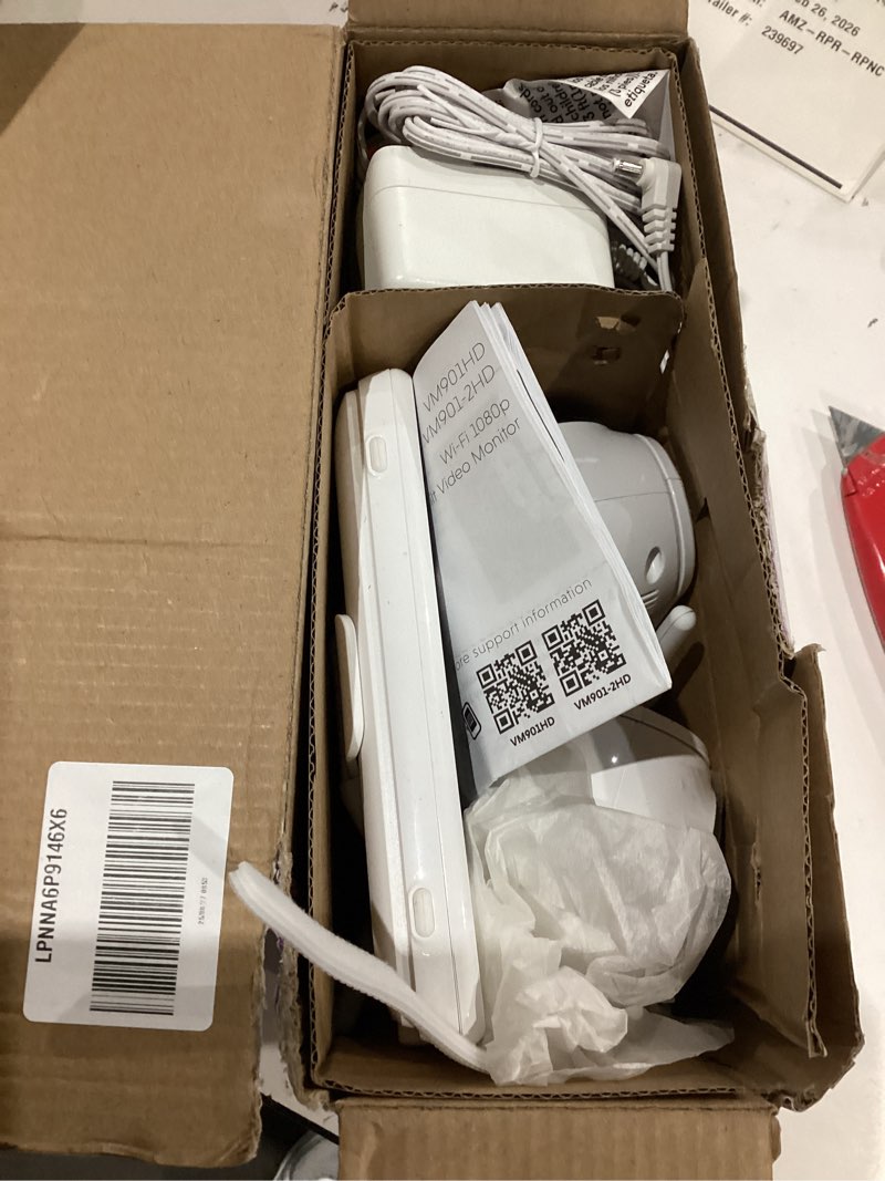 Condition photo showing Good Condition for VTech 2-Cameras Smart WiFi Baby Monitor with 1080p FHD Camera and 5" HD IPS Screen, Free App with Motion Video, Sound/Motion Detection and Notifications, Split-Screen, Pan-Tilt-Zoom: VM901-2HD