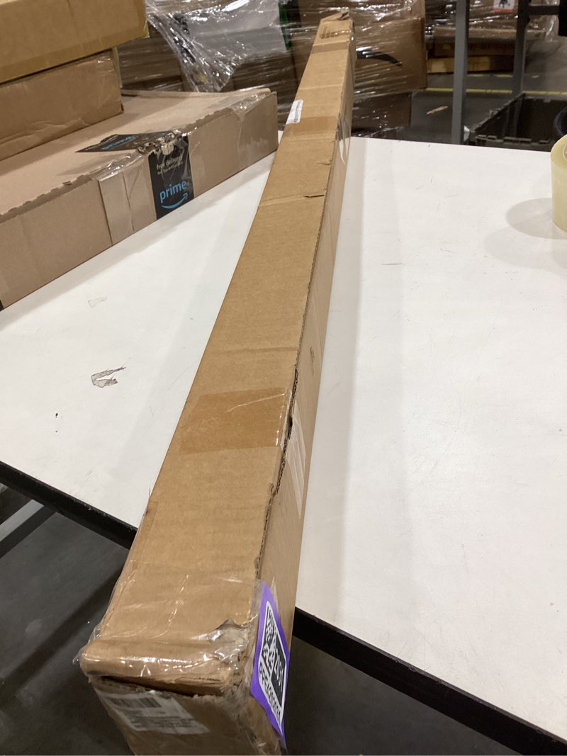 Condition photo showing Good Condition for room/dividers/now adjustable ceiling mounted curtain rod - heavy duty and long 56-10 inches extendab