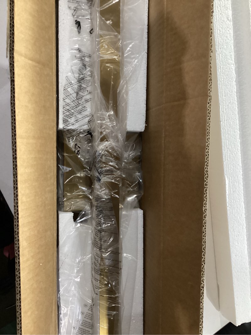 Condition photo showing New/Like New for KAISITE Modern Vanity Light Gold Bathroom Light Fixture Over Mirror 32 inch Vanity Lighting Fixture Dimmable 5CCT LED Bar Vanity Light for Bathroom Restroom Gold 32 inch