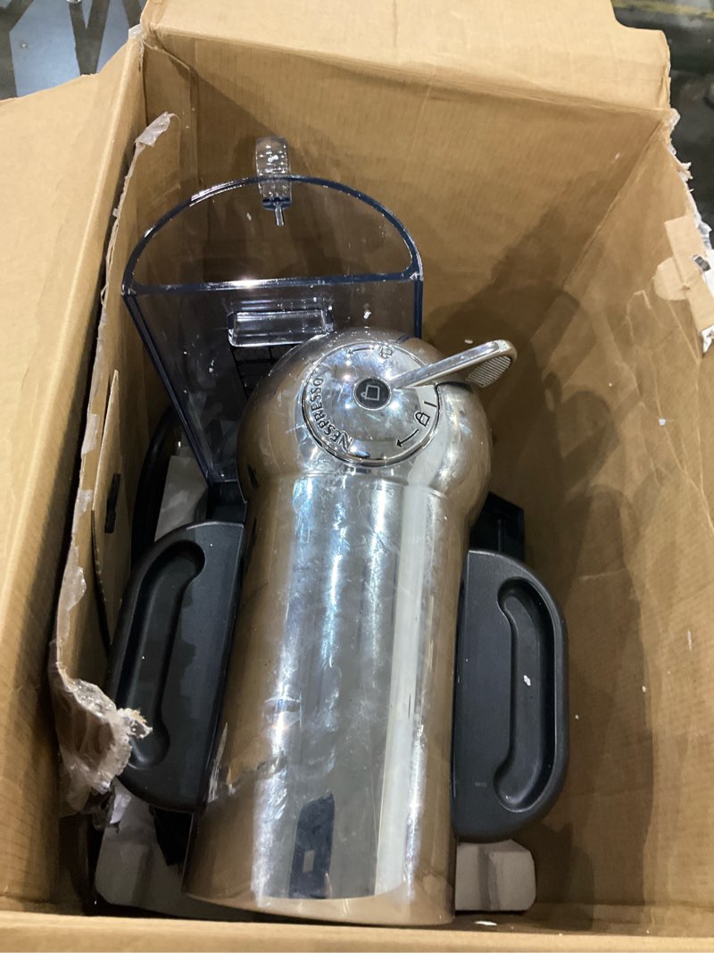 Condition photo showing As Is for Nespresso Vertuo Coffee and Espresso Machine by Breville,5 Cups, Chrome