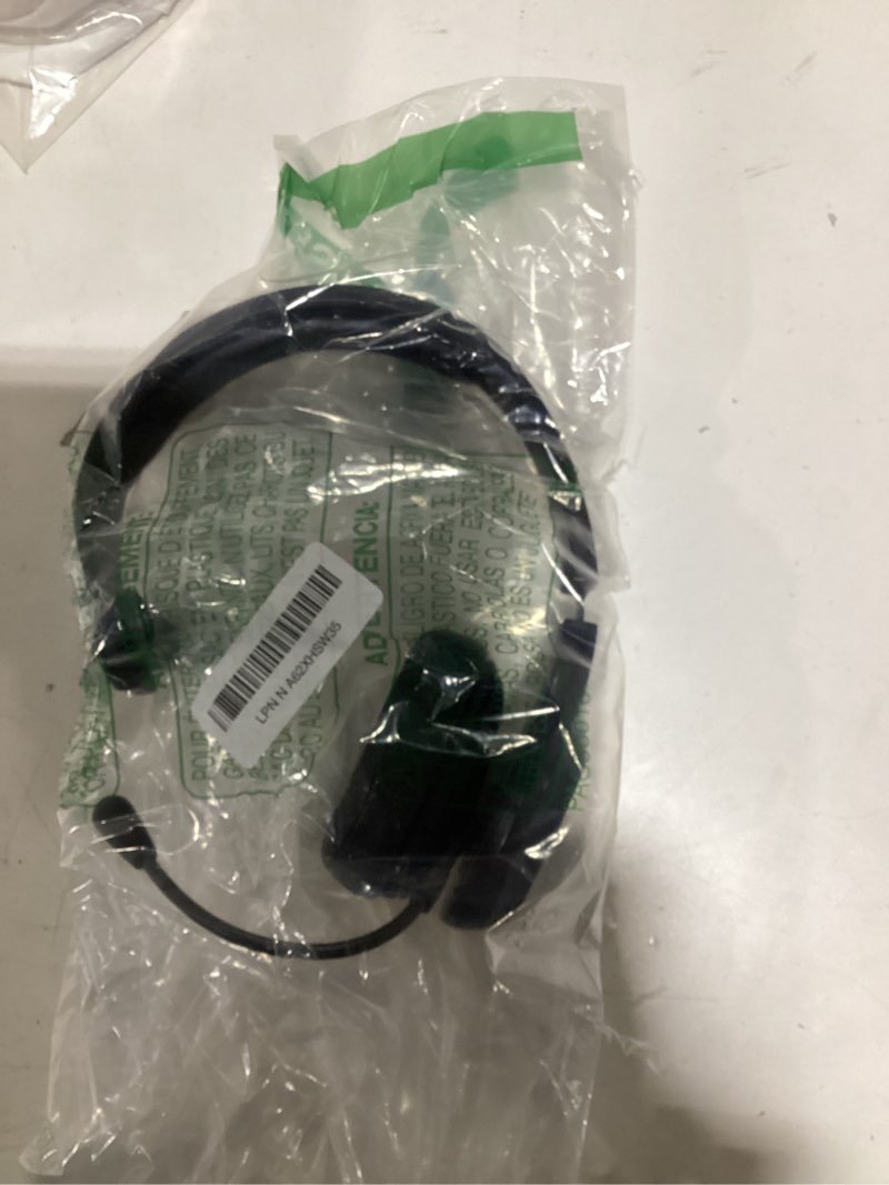 Trucker Bluetooth Headset, Wireless Headset with Mic for Work, Upgraded V5.3 Dual Noise Cancelling M