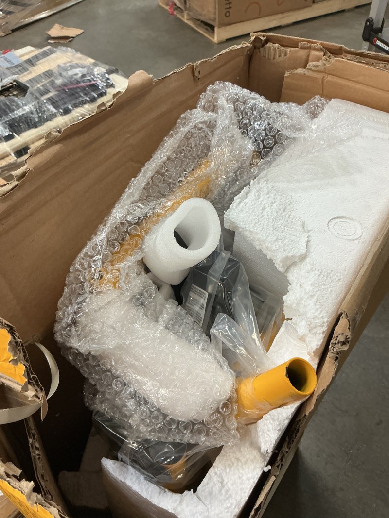 Condition photo showing Good Condition for DEWALT Miter Saw Stand With Wheels, 32-1/2 in. x 60 in Foldable Rollling Stand, Adjustable Height, Durable Steel, 8 ft. Material Support, Universal Mounting Rails (DWX726)