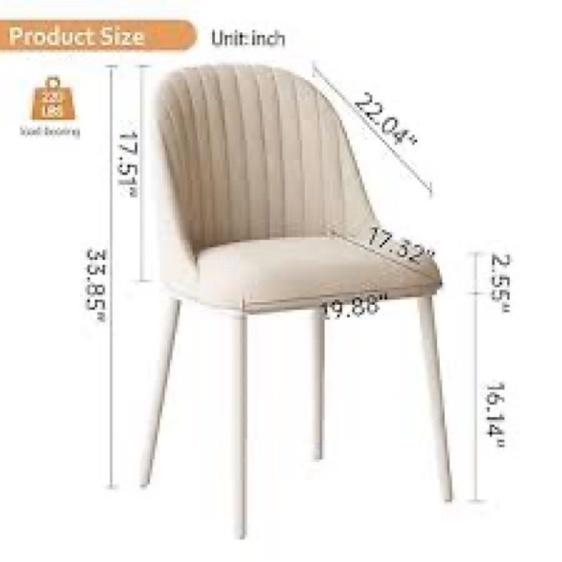 white dining chair 