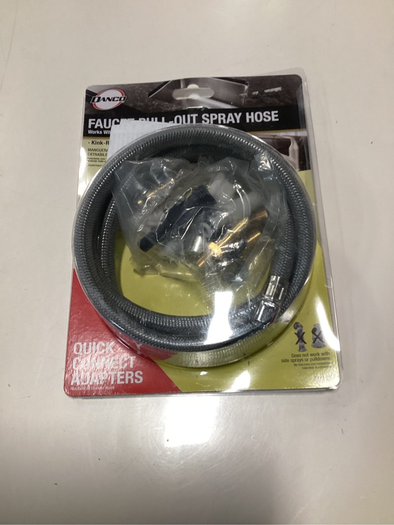 Condition photo showing New/Like New for DANCO Kitchen Faucet Pull-Out Spray Hose Replacement Kit for Pullout Sprayer Heads | 57 inch Kink-Resistance Nylon Braided Faucet Hose (10912)