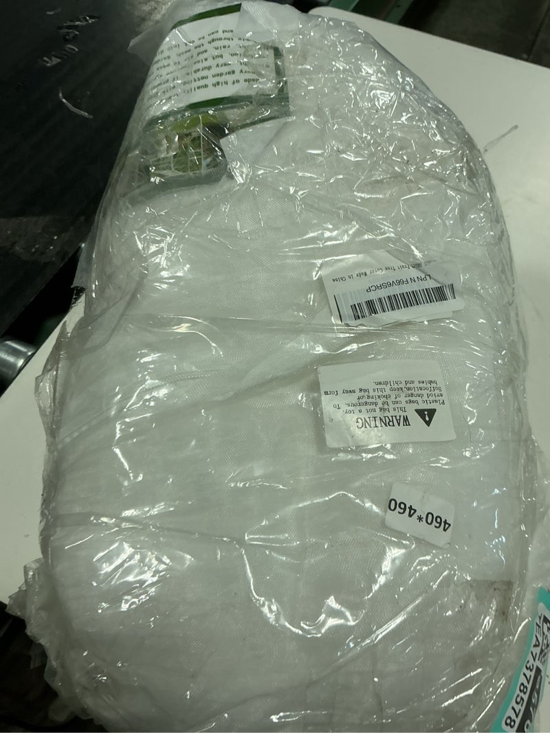 Condition photo showing Good Condition for 1 pack extra-large fruit tree netting covers for birds and squirrels(15x15ft) –bird nets for fruit trees with zipper and drawstring, extra large durable mesh garden netting to protect fruit trees 15 x15ft