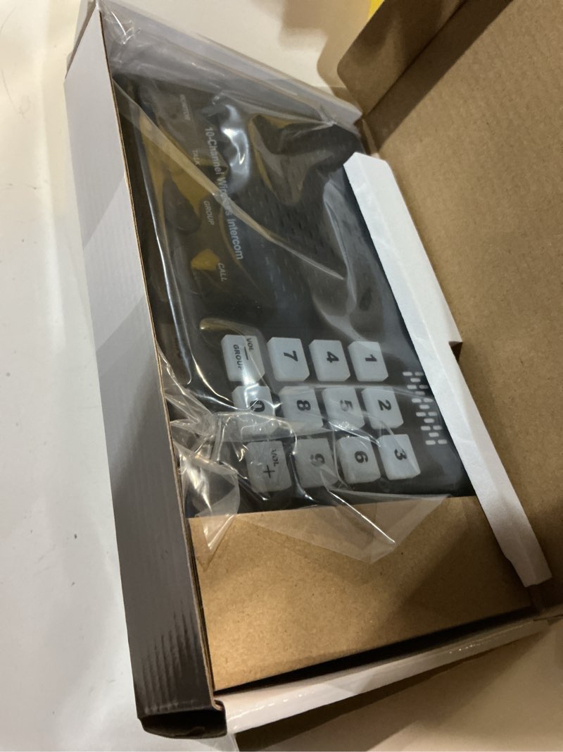 Condition photo showing Good Condition for intercoms wireless for home - 10 channel 3 privacy code wireless intercom system for home house business office - glconn 1.1 mile range room to room intercom communication system - 2 pack