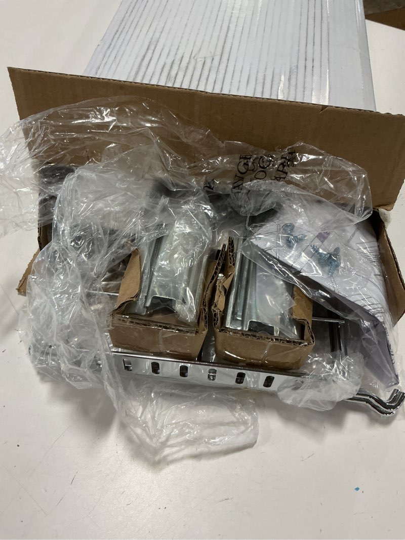 Condition photo showing Good Condition for HOLDN’ STORAGE Pull Out Organizer for Bakeware, Cutting Board and Trays, Adjustable Dividers - Heavy Duty, Lifetime Limited Warranty - For Narrow Cabinet Spaces, 8.5”W x 21”D x 11”H, Chrome 8.5" W x 21" D