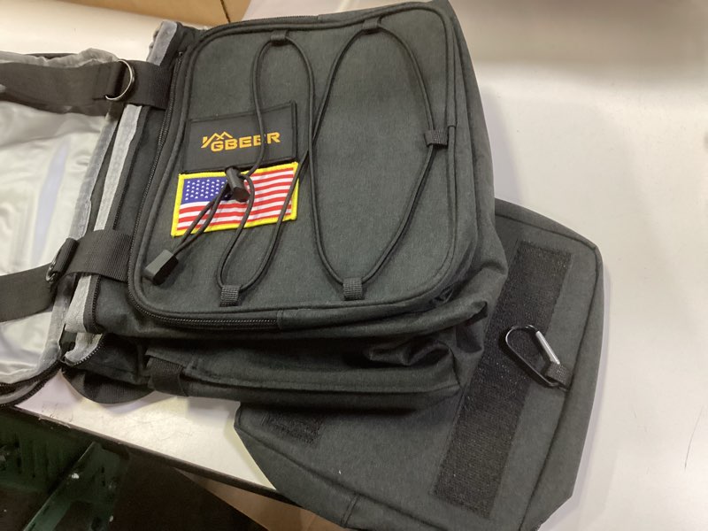 Condition photo showing Good Condition for Gafetray Large Tactical Lunch Box For Men,Black Dual Compartment Lunch Bag, Insulated Waterproof Big Lunchbox, Heavy Duty Freezable Cooler Lunch Pail For Driver Adult Travel Office Outdoor Works