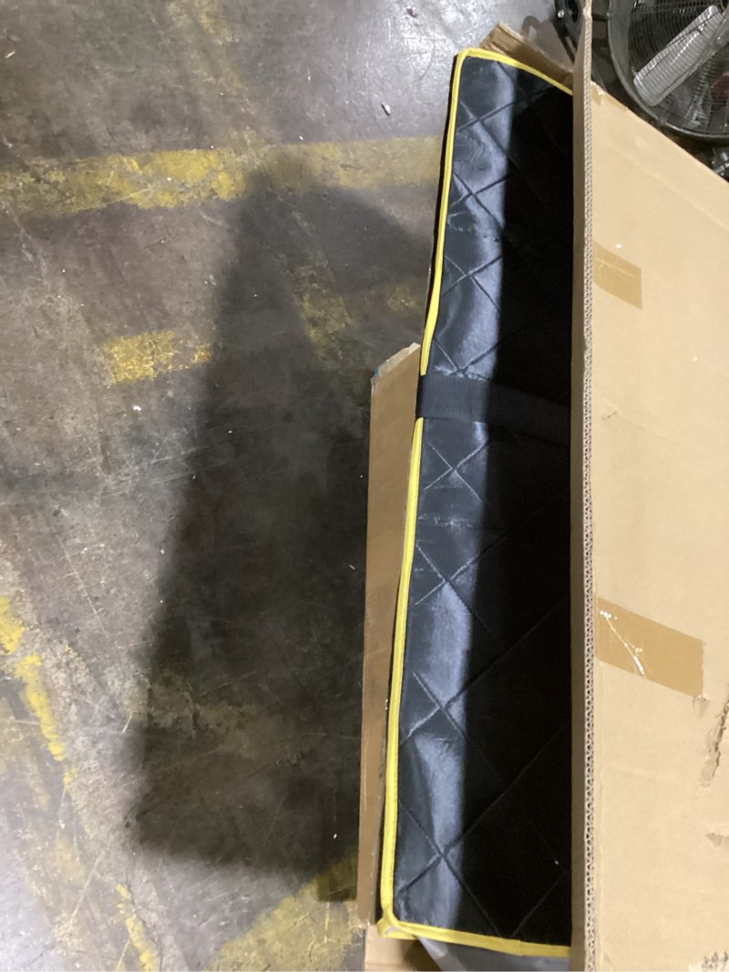 Condition photo showing Good Condition for Smartmak Far Infrared Sauna with Hat, Portable Personal Full Body Home SPA Tent, Separate Heating Foot Pad and Portable Upgraded Chair-BlackGold L Gold border with Hat