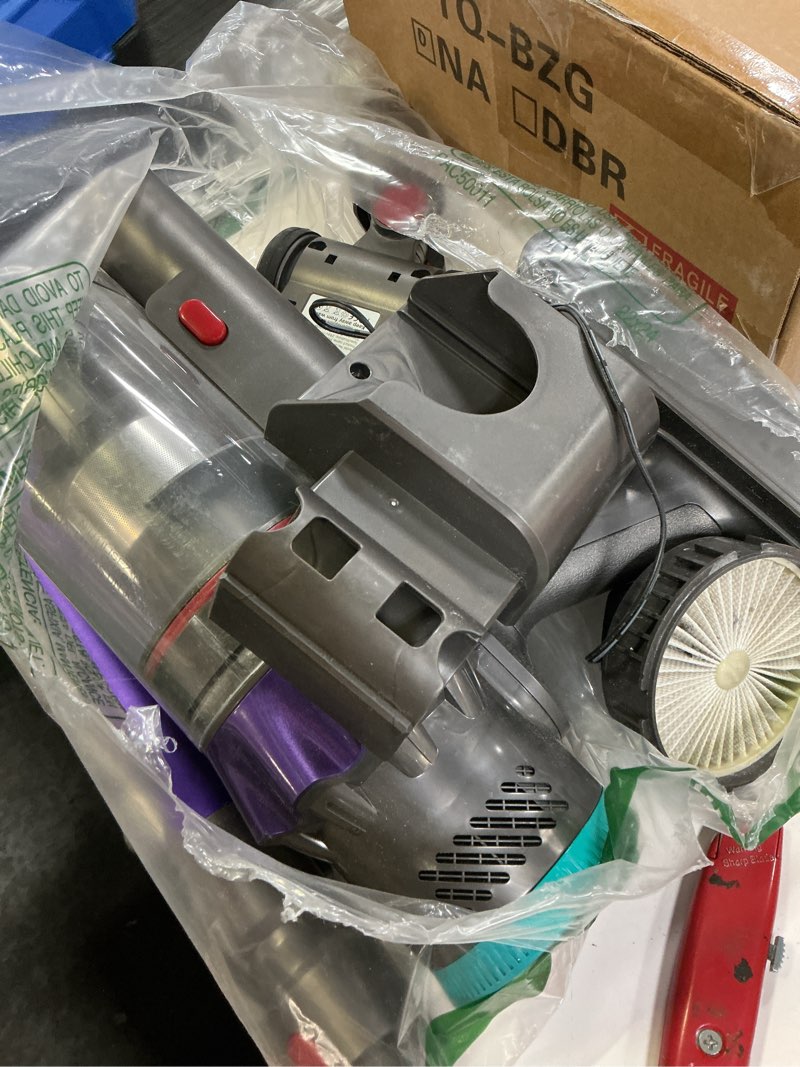 Condition photo showing As Is for cordless vacuum cleaner, 550w 48kpa 60 mins runtime vacuum cleaners for home, stick vacuum with intelligent display, touch screen, anti-tangle brush, vacuum cleaners for hardwood floor/pet hair/carpet