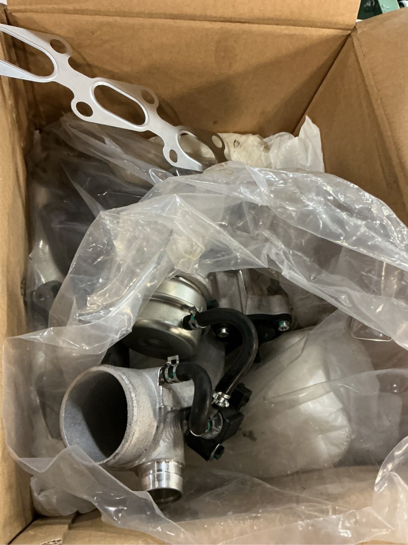 Condition photo showing As Is for a-premium turbo turbocharger and complete installation kits compatible with buick, chevy vehicles - 1.4l turbo - encore 2013-2021, cruze 2011-2015, sonic 2012-2020, trax 2013-2021 - replaces 55565353 turbo with complete installation kits