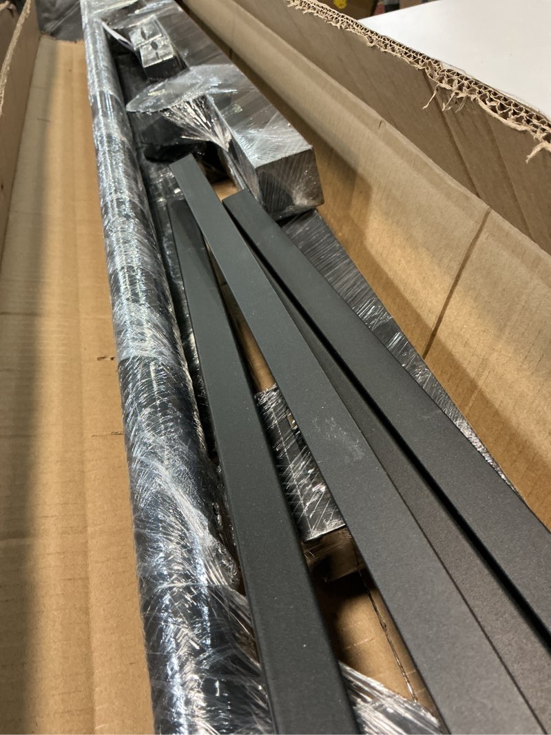 Condition photo showing Good Condition for Upgrade 4 Steps Black Handrail & Indoor Stair Railing Kit, Fence & Rail Hand Rails for Outdoor Steps for Seniors for Porch Railing & Deck Hand Rail (3-4 Steps) - Set 1