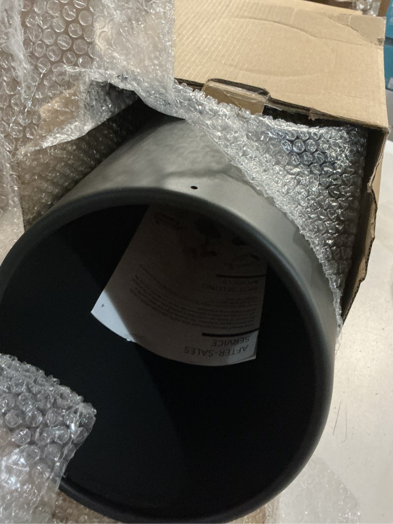 Condition photo showing Good Condition for lcgp 4" inlet to 7" outlet 18" long universal diesel truck exhaust tip,stainless steel, black powder coated, bolt-on tailtip 4"x7"x18" painted black