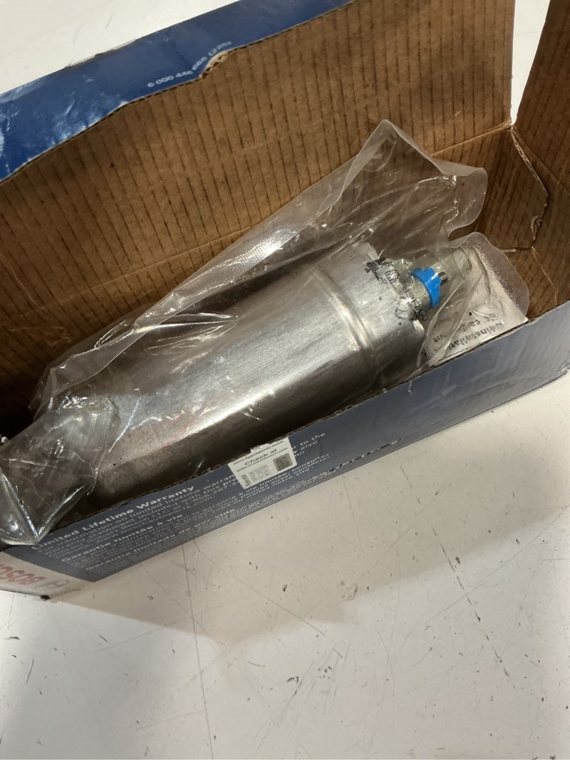 Condition photo showing As Is for bosch electric fuel pump