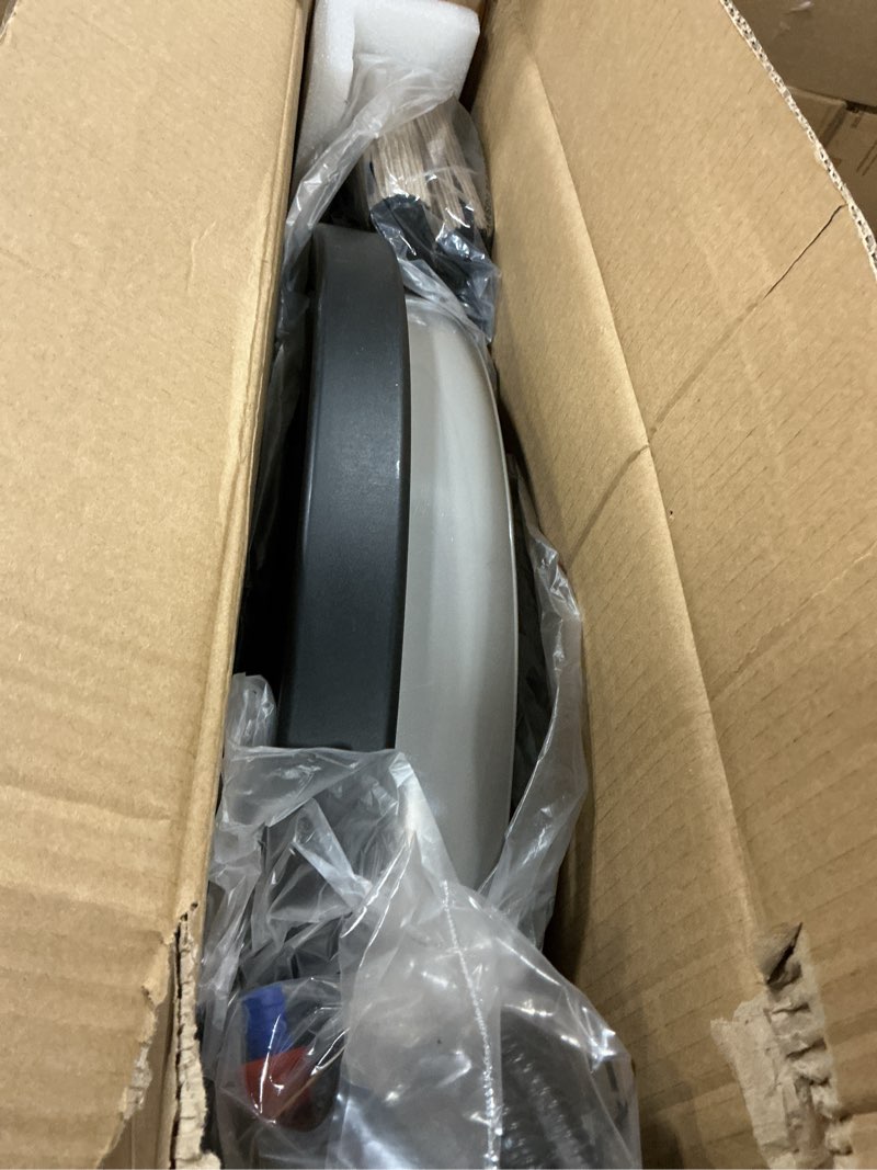 Condition photo showing Good Condition for ZELUS 25in. Balance Ball | 660lb Inflatable Half Exercise Ball Wobble Board Balance Trainer w Nonslip Base | Half Yoga Ball Strength Training Equipment w 2 Bands, Pump, Extra Ball Included Gray