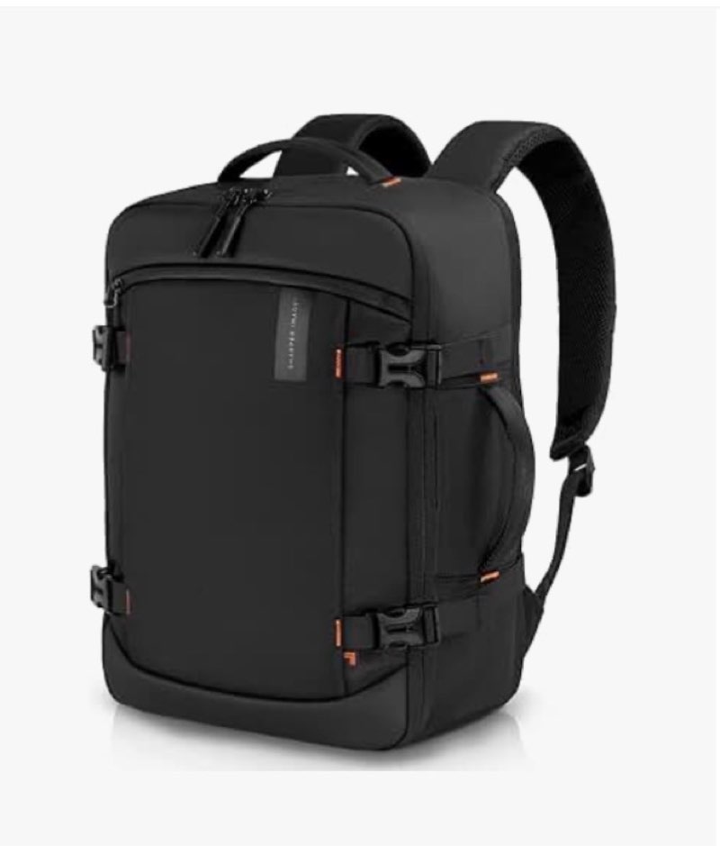 Sharper Image Travel Backpack for Men & Women 23L TSA Flight Approved Weekender Bag for Carry On Lug