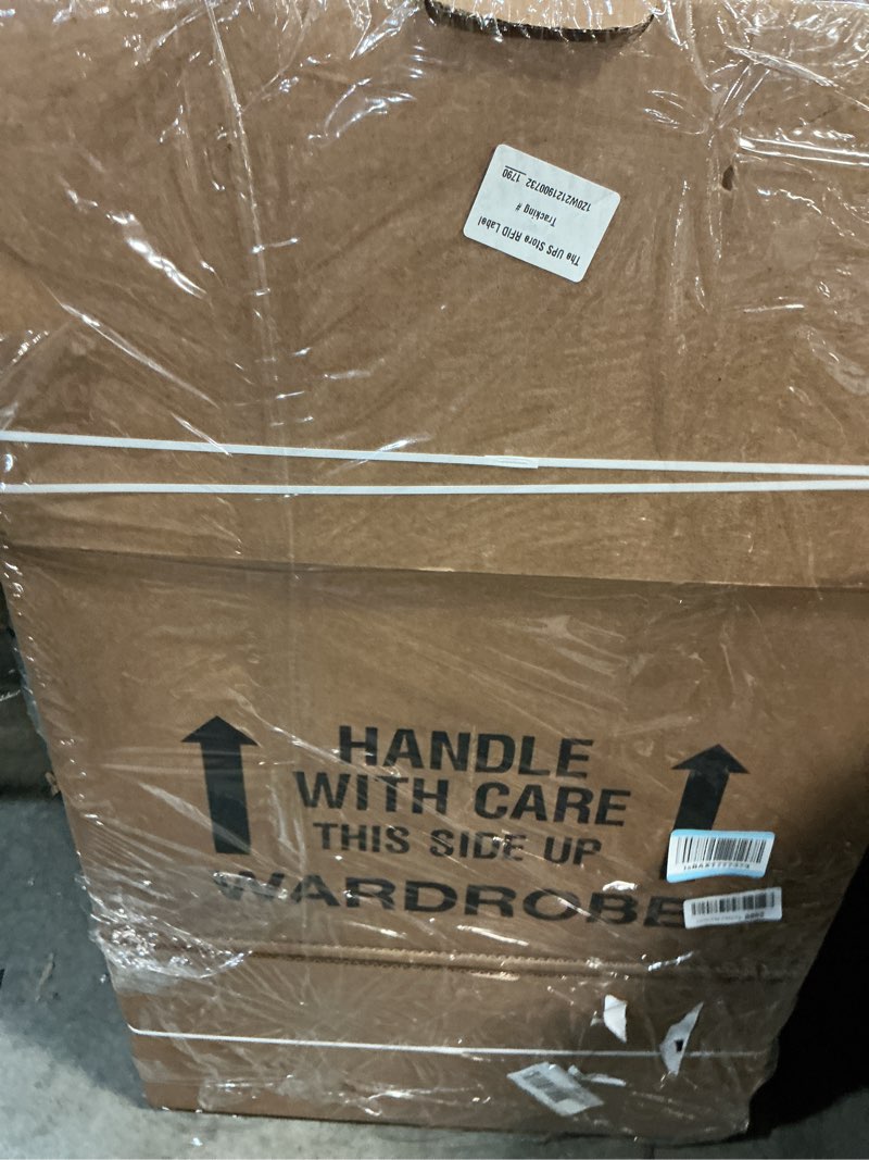 Condition photo showing Good Condition for amazon basics wardrobe clothing moving boxes with bar - 24" x 24" x 40", 3-pack, brown brown 24" x 24" x 40"/3-pack