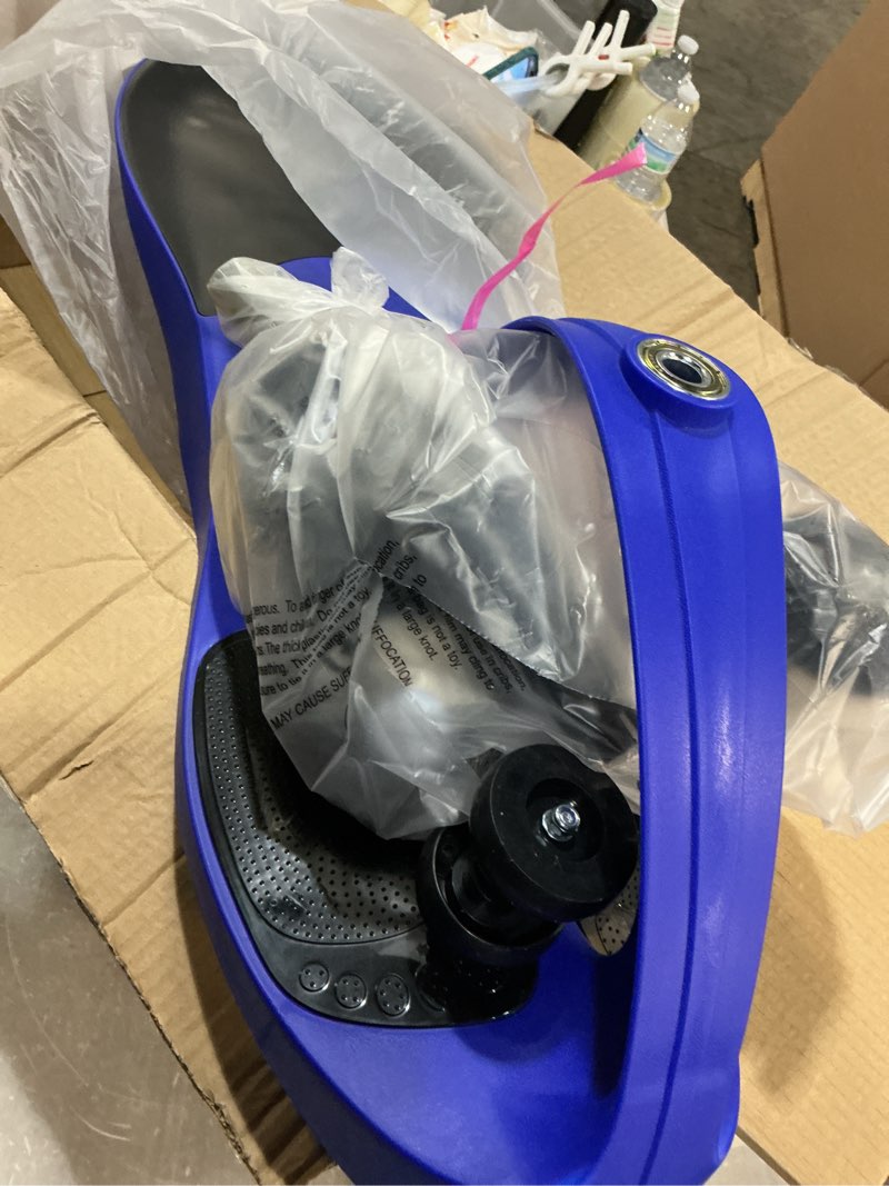 Condition photo showing New/Like New for wiggle car - ride on toy for ages 3 and up - toddler ride on toys with no batteries, gears, or pedals just twist, wiggle, and go by lil’ rider (blue and black)