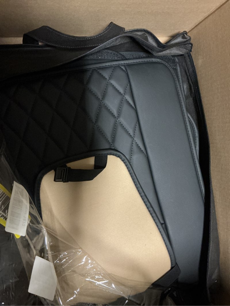 Condition photo showing Good Condition for aierxuan rear chevy silverado gmc sierra car seat covers, custom fit 2007-2026 1500 2500 hd 3500 hd crew, double, extended cab or pickup truck, vehicle cushion cover with waterproof leather (black) rear seat/black