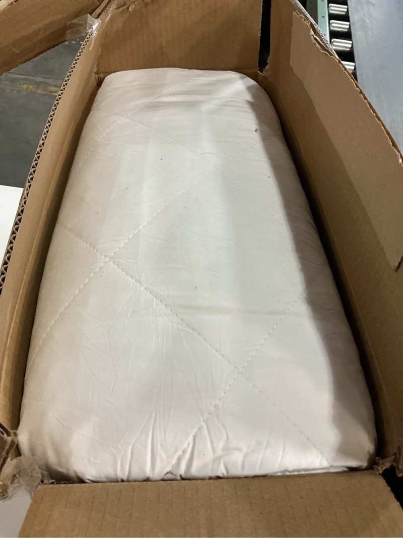 Condition photo showing Good Condition for Three Geese White Goose Feather & Cotton Pillows King Size Set of 2 - Soft 600 Thread Count 100% Cotton, Medium Firm,Soft Support,White Solid King (Pack of 2) White