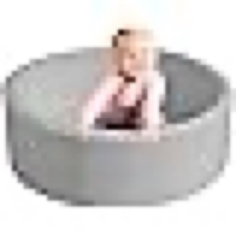 TRENDBOX Foam Ball Pit, 36" x 12" Indoor Outdoor Soft Round Ball Pool Playpen Ideal Gift Toy for Babies Kids and Toddler Children (No Balls) - Light Gray