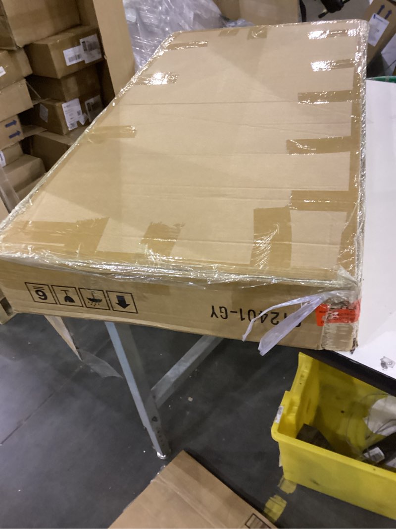 Condition photo showing New/Like New for Round Coffee Table, 31" Modern Double-Layered Circular Tables, Small Coffee Table with Open Storage Shelf, Round Wood Center Table, for Living Room, Bedroom, Office, Grey Grey Ct2401-gy