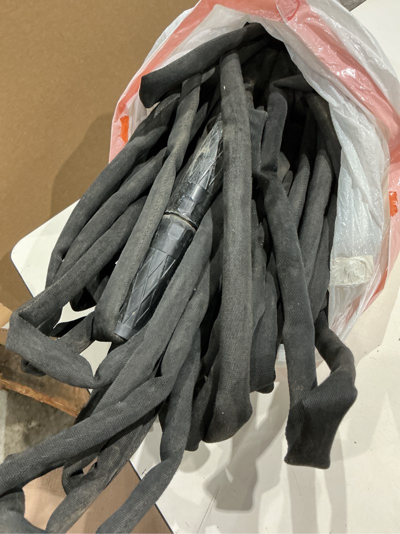 Condition photo showing As Is for zero-g teknor apex 5/8-in x 100-ft premium -duty kink free woven gray hose