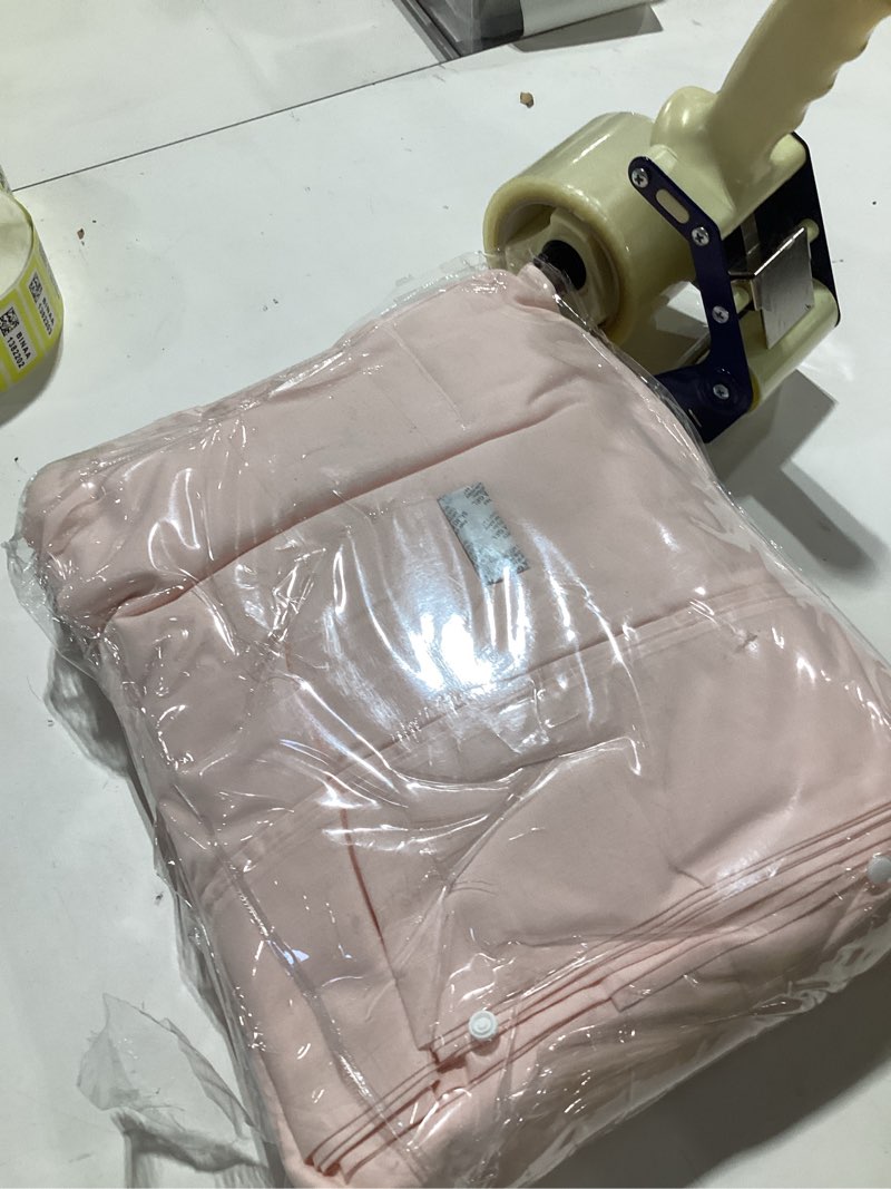 Condition photo showing Good Condition for Casa Platino 100% Cotton King Size Sheets Set – 6 Piece Crisp Percale King Size Cooling Sheets, Lightweight for Summer, with 15" Deep Pocket Fitted Sheet Nightly Comfort & Airy Sleep – Veiled Rose King 10: Veiled Rose