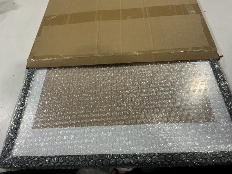 Condition photo showing New/Like New for upsimples 16x24 picture frame, display pictures 14x20 with mat or 16 x 24 without, wall hanging poster frames, black, 1 pack