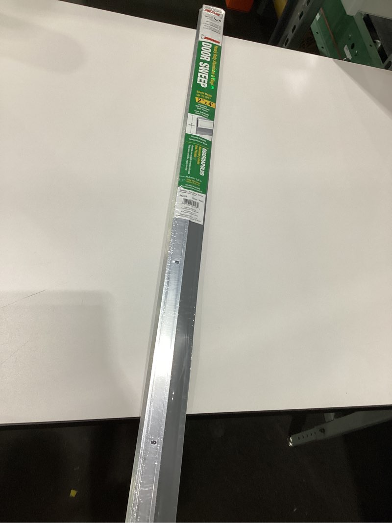 Frost king heavy duty aluminum & vinyl door sweep 2”x4’