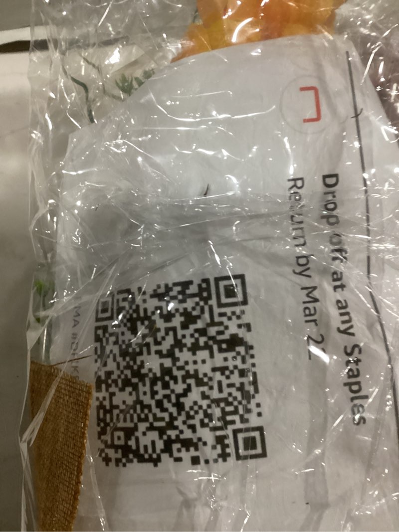 Condition photo showing New/Like New for Suncalla 1 Pack Easter Tulip Carrot Wreath Decoration, 24 Inch Spring Artificial Orange Carrot Wreat