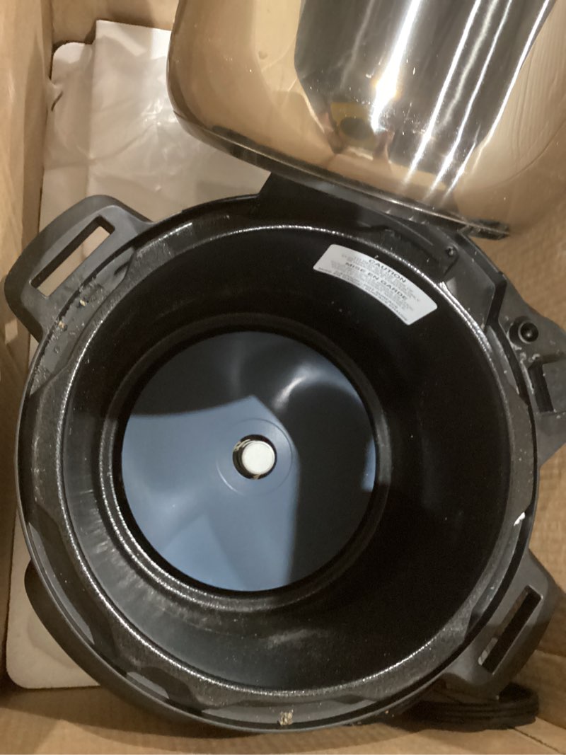 Condition photo showing As Is for Instant Pot Duo Crisp 11-in-1 Air Fryer and Electric Pressure Cooker Combo with Multicooker Lids that Air Fries, Steams, Slow Cooks, Sautés, Dehydrates, & More, Free App With Over 800 Recipes, 6 Quart 6 Qt