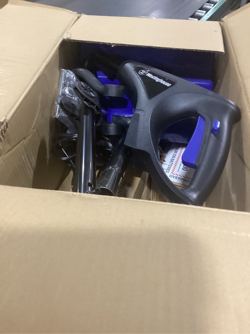 Condition photo showing Good Condition for Westinghouse WSnow11S 24V Cordless Snow Shovel 11 Inch Kit, 24V 4Ah Battery, Fast Charger, Electric Snow Shovel with 20ft Throwing Distance, Plows 75lbs/min, Compatible with Snow Joe Batteries 11 Inch with Battery/Charger