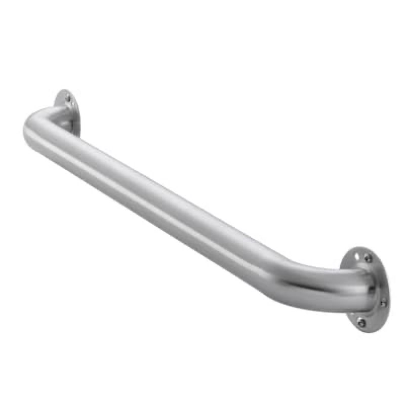 Project Source Exposed Screw 24-in Stainless steel Wall-mount ADA Compliant Grab Bar ( 500-lb