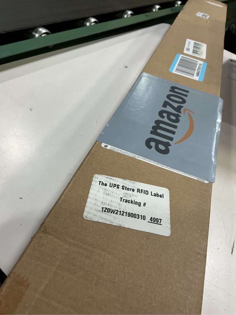 Condition photo showing Good Condition for 3 FT Wood Grab Bars Wall Mount Hand Rails for Indoor Stairs- Metal Support Wooden Staircase Handrails, Interior Stair Railings, Exterior Steps Banister Hand Railing, Safety Handle for Elderly