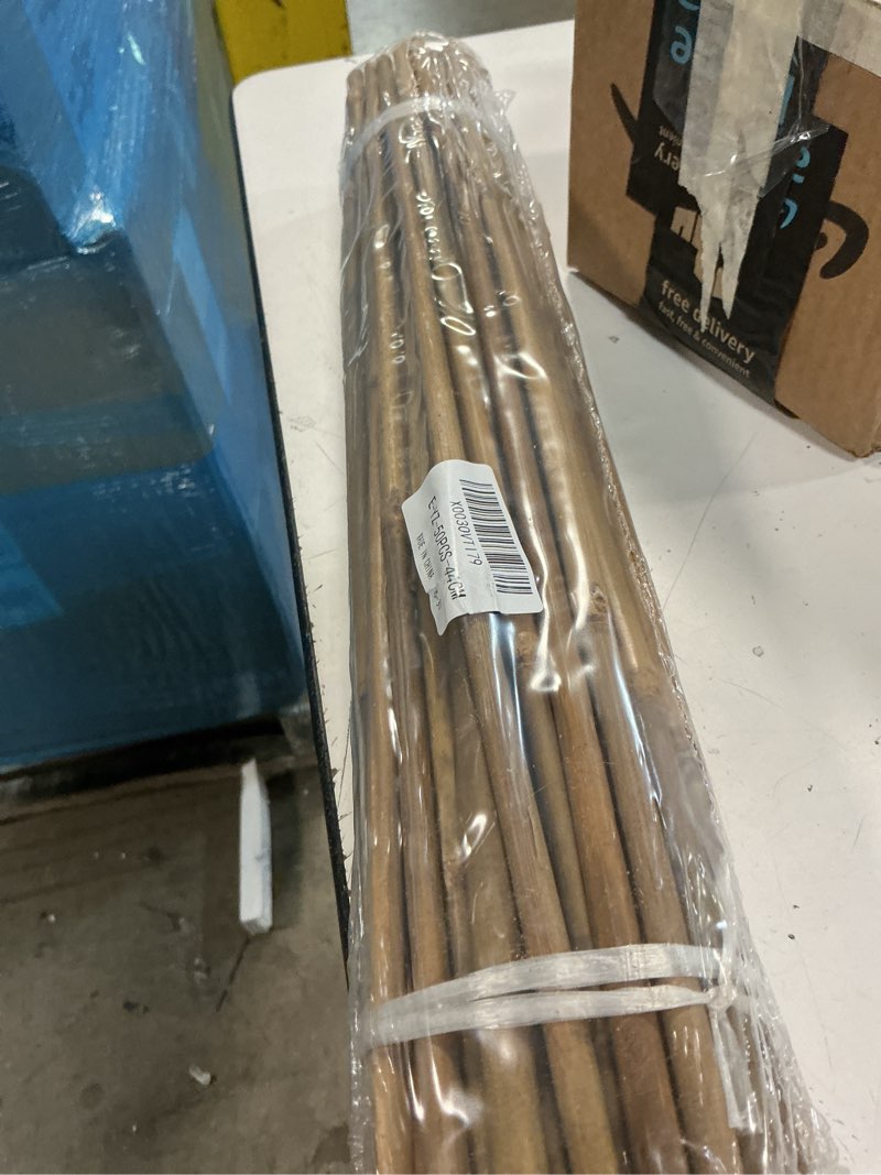 Condition photo showing Good Condition for 0.32â€?-0.4"/18inch garden stakes, natural bamboo sticks plant stakes for indoor and outdoor plantsï¼Œpoles for tomatoes, beans, potted plants(50pcs)â€¦