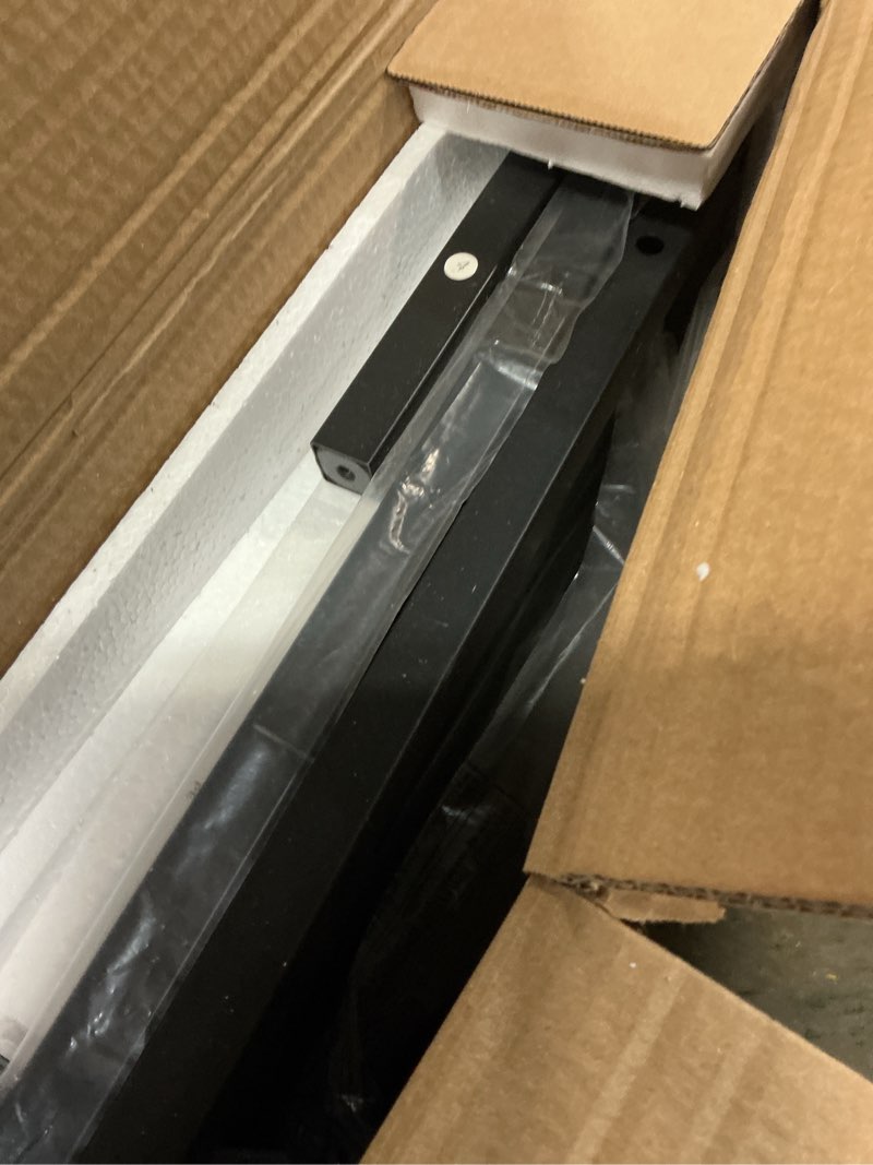 Condition photo showing Good Condition for vedecasa corner printer stand table with power outlet charging plugs usb port adjustable storage shelf computer tower cpu stand holder for home office (brown)