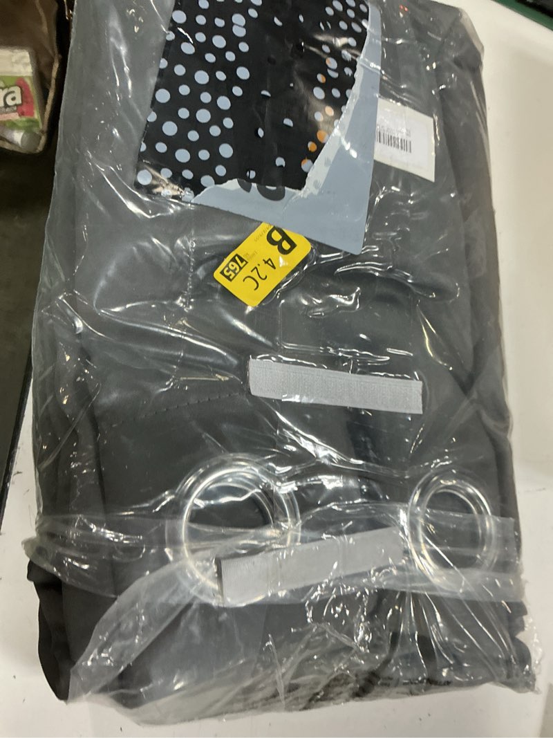 Condition photo showing Good Condition for deconovo 100% blackout curtains with liner, thermal insulated, noise-damping, oeko-tex certified, grommet top, 2 panels, medium grey, 52w x 63l medium grey 52\"w x 63\"l (pack of 2)