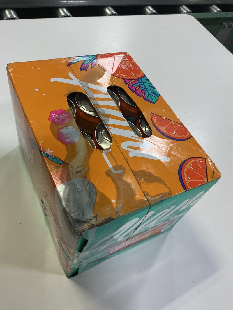 Condition photo showing Good Condition for (Best by 06/19/27.). Alani Nu ORANGE KISS, Sugar Free, Low Calorie Energy Drinks, 200mg Caffeine, Biotin, B Vitamins, Zero Sugar, 10 Calories, 12 Fl Oz Cans, 12 Pack Orange Kiss 12 Fl Oz (Pack of 12)