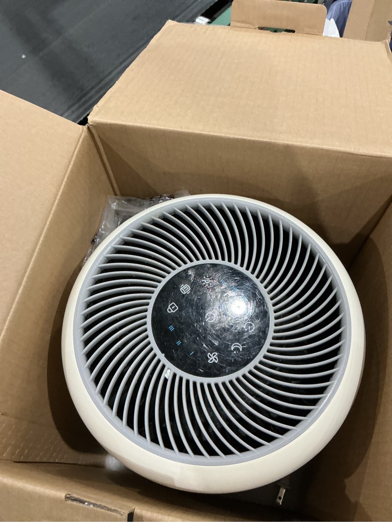 Condition photo showing Good Condition for levoit air purifier for home allergens pet hair in bedroom, covers up to 1073 ft² by 56w high torque motor, aham verifide, 3-in-1 filter with hepa sleep mode, remove dust smoke odor, core300-p, white white core 300-p 1pack