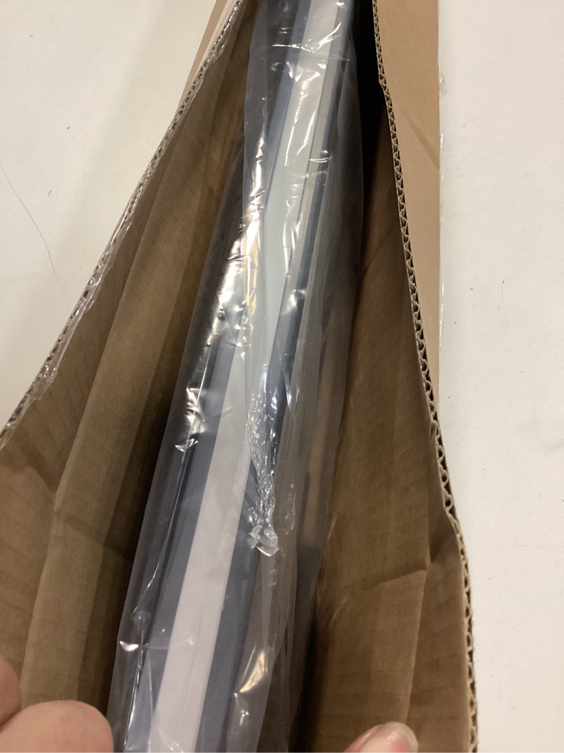 Condition photo showing Good Condition for LazBlinds No Tools No Drill Cordless Cellular Shades, Blackout Light Blocking Honeycomb Shades for Home, Thermal Insulation Blinds for Windows, 29" W x 64" H, Dark Grey Blackout-dark Grey 29" W x 64" H