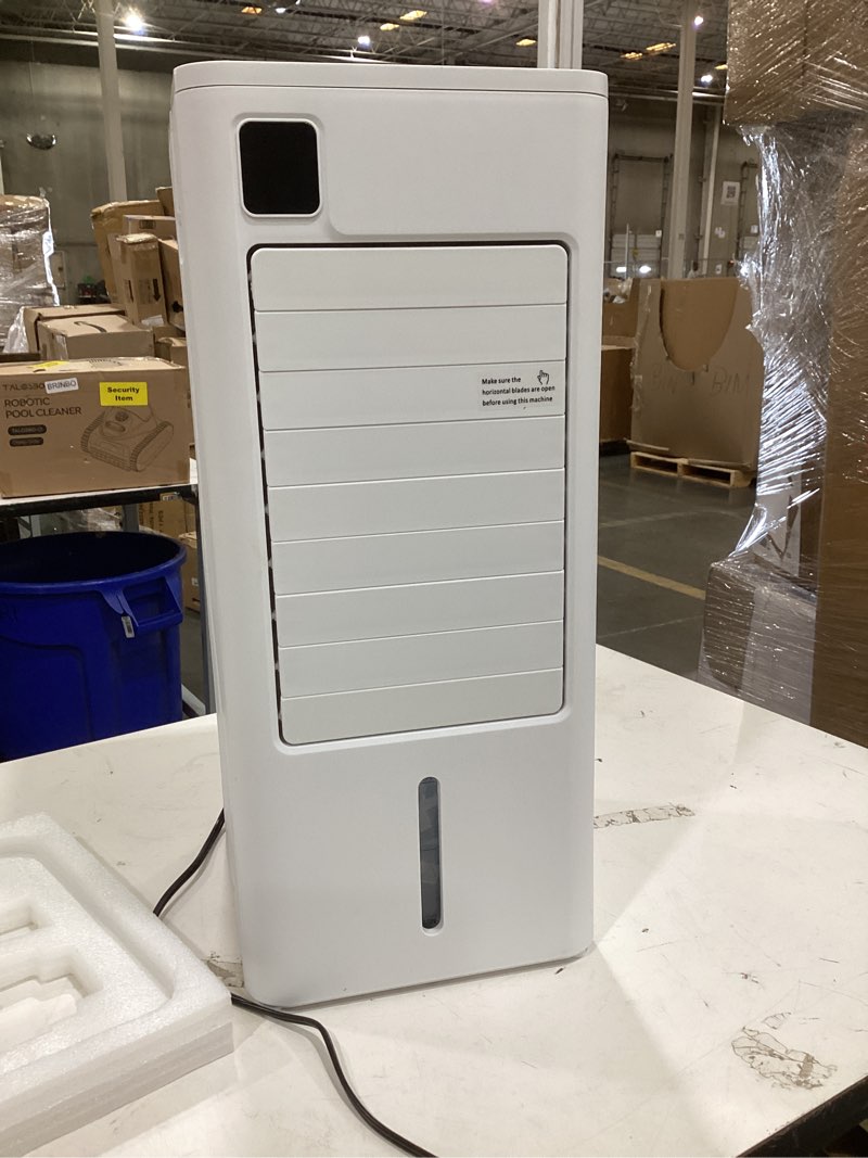Condition photo showing As Is for portable evaporative air cooler and humidifier, 1 gallon 