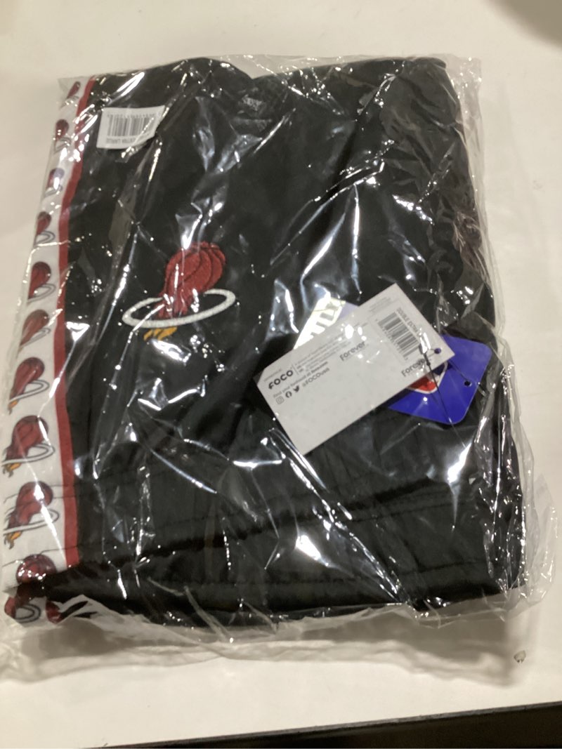 FOCO Men's Standard NBA Team Color Stripe Logo Track Suit Pants