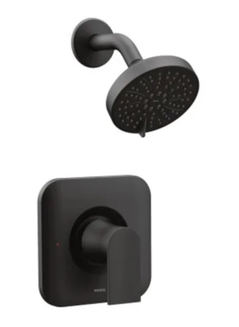 Genta LX 1.75 GPM Pressure Balanced Shower Trim Package with Multi Function Shower Head - Less Valve