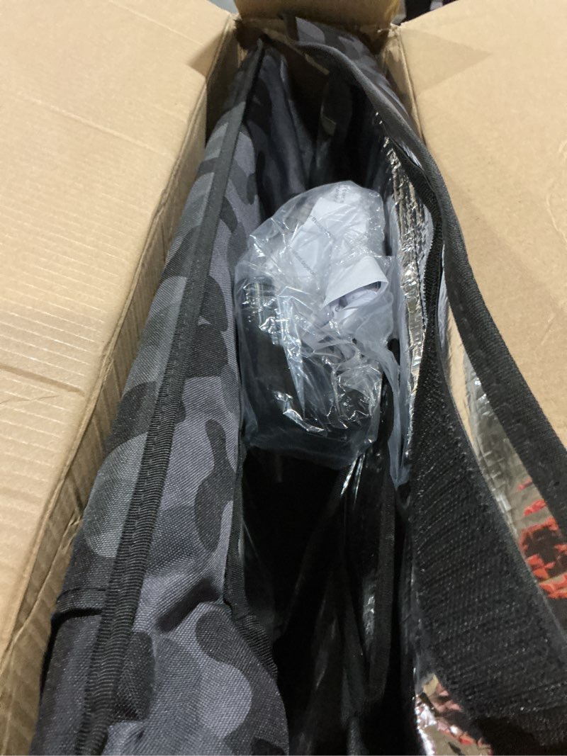 Condition photo showing Good Condition for Heated Cat House for Outside, Insulated Weatherproof Heated Outdoor Cat House with Waterproof Eaves & Escape Door, Elevated Outdoor Cat Shelter for Feral Stray Cat (Black Camo, 25.6"x16.5"x18") Black Camo 25.6"x16.5"x18"